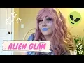 Alien Glam Makeup Look - Halloween Costume