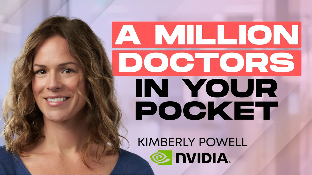 NVIDIA: The hospital itself should be a robot | Kimberly Powell, VP of Healthcare: video thumbnail