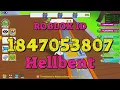 HELLBENT Roblox Song Codes