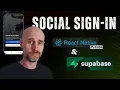 Sign-In With Google and Apple Expo Supabase Auth using AI Agents