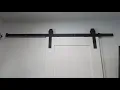 SmartStandard Heavy Duty Sturdy Sliding Barn Door Hardware Kit-Smooth and Quiet QUICK OVERVIEW