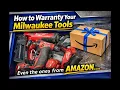 How to Warranty your Milwaukee Tools