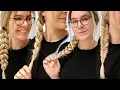 4 Easy Simple Side Braids For Beginners Step by Step Talk Through - BEGINNERS START HERE