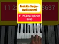 Melukis Senja - Budi Doremi (Piano Tutorial) #tiktok #shorts #fyp #music #viral #melukissenja