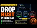 Drop Trait in Rust Rust Interview Questions and Answers Rust Programming Tutorial