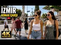 Walking in Izmir Turkey Konak Cankaya Basmane Kulturpark 4K