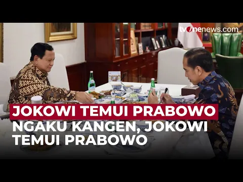 Jokowi Sambangi Kediaman Prabowo di  Kertanegara, Ada Apa?