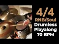 Download Lagu 4/4 RNB/Soul Drumless Playalong (70bpm)