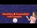 What is mutable and immutable in Java with examples String lecture 2 Core Java lecture 37