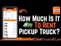 How Much is it to Rent a U-Haul Pickup Truck