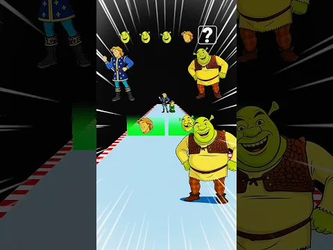 Prince Charming, vs Shrek, Who win the game today #shorts #roblox #crazyfiltergames