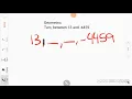 How to find missing numbers in Arithmetic and Geometric Sequences