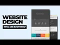PSD to HTML with bootstrap Part 4 How to create a Website