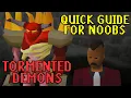 OSRS - Easy money making monster for mid-game players TORMENTED DEMON GUIDE