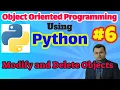 Object Oriented Programming Using Python Modify and Delete Object