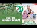 Lirik lagu Mars Hadi NW ke-70