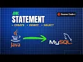 Statement in JDBC Explained with Example Create Insert Select in Java