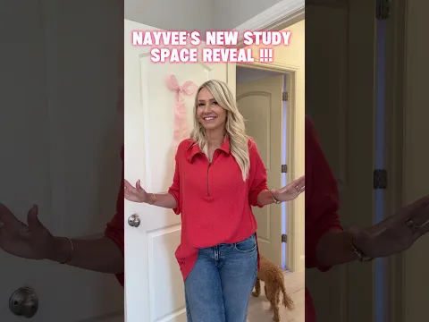 NayVee’s Dream Study Space REVEAL! 💗📚 Go watch our new video to SEE all the Cute Workspaces!!!