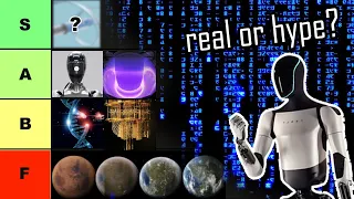 Future technologies ranked by how real they actually are