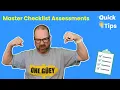 Master Checklist Assessments Quick Effective Tools You ll Love
