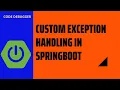 How to Manage Exceptions in Springboot Application Code Debugger