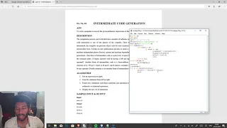 exp 10 compiler intermediate code generation
