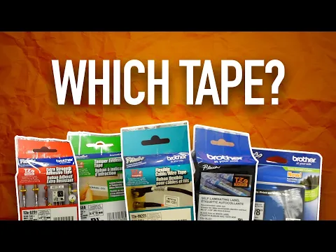 Download MP3 Different Types of Brother Labeling Tapes - Find Your Right Fit!