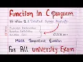 Functions in C Programming Part 2 Function Syntax Analysis in C Code Hacker