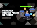 Laser Loader Wordpress Progress Bar Preloader Wordpress tutorial