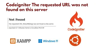 CodeIgniter The requested URL was not found on this server