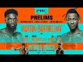 Martin vs. Barthelemy PBC ON PRIME VIDEO PRELIMS (Preceding Pitbull vs. Roach)