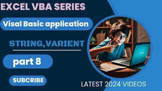 Mastering VBA Part 8 Uses of String and Variant Data Types in VBA Coding