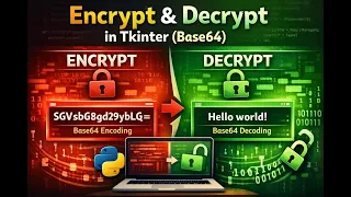 How to make encrypt and decrypt app in python