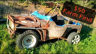 Vintage LJ50 Suzuki Jeep Abandoned for 20 years Will it start