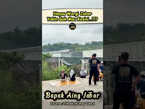 IKON WISATA JEMBATAN CIRAHONG DI CIAMIS DI ERA KANG DEDI🥰