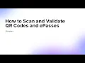 How to Scan and Validate QR Codes ePasses in Proptia