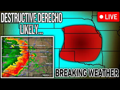 Download MP3 Derecho in Kansas, and Regional Tornado outbreak in Central Oklahoma, Live as it happened..