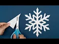 Lagu Easy Paper Snowflakes - How to make Snowflakes out of paper - Christmas Decorations