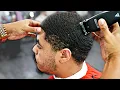 FULL LENGTH HAIRCUT TUTORIAL 360 WAVE HIGH LOW TAPER HOW TO CUT A WAVER WITH A COWLICK
