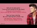 Bruno Mars - When I Was Your Man | Lirik Terjemahan