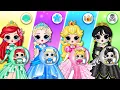 Download Lagu Elsa, Wednesday \u0026 Peach Become Princesses With Their Baby