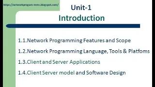 Network programming Using Java BCA 6th sem Unit 1 - TU