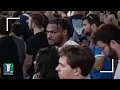 Bronny James HUGS his GF while waiting in line for Team USA vs Brazil at Paris 2024 Olympics