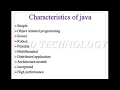 CS8392 Characteristics Of Java