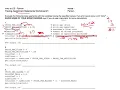 Tracing Assignment Statements Worksheet 1