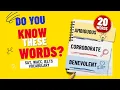 20 English Exam Vocabulary Words You Need to Know