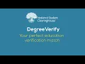 DegreeVerify Overview