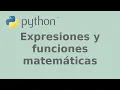 Expresiones aritmeticas y funciones matematicas en Python