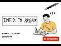 Infix to Prefix Conversion GfG Tutorial Stack Reverse Trick MAANG Interview Prep