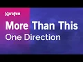 More Than This - One Direction | Karaoke Version | KaraFun